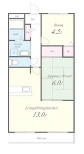 大阪府東大阪市西石切町3【マンション】の間取り