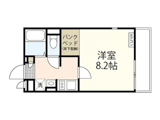 レオネクストファンシー【2階】の間取り