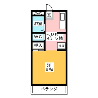 Y・Yシーサイドパレス弐番館【2階】の間取り