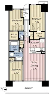 ソライエ草加松原シティテラス【6階】の間取り
