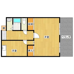 大阪府大阪市東淀川区豊里5【マンション】の間取り