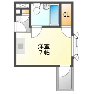 第6中屋ハイツ【4階】の間取り