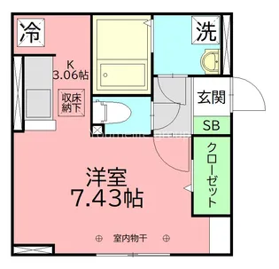 神奈川県海老名市東柏ケ谷2【アパート】の間取り