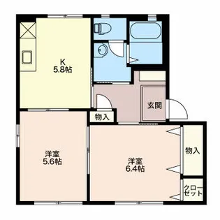 チャーリーズF【1階】の間取り