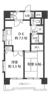 KOYOハイツ【4階】の間取り