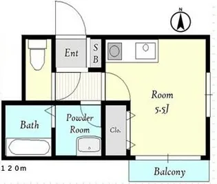 ベラビスタ上永谷【1階】の間取り