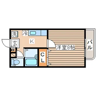 サンヴァーリオ宮千代【2階】の間取り