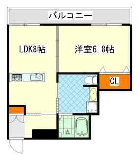 神奈川県横浜市保土ヶ谷区西谷町【マンション】の間取り