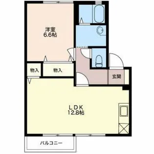 シャルマン城東 II【1階】の間取り