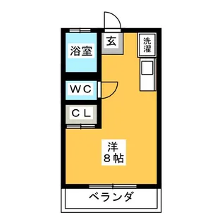 グリーンヒルズB【2階】の間取り