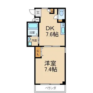 ソシアブリーズ【3階】の間取り