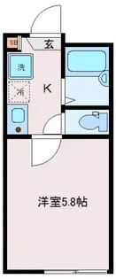 東京都荒川区東尾久6【アパート】の間取り