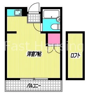 東京都中野区沼袋2【アパート】の間取り