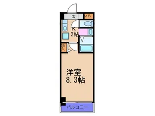 ユニバ-サル海老江【6階】の間取り