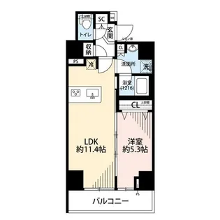 東京都墨田区向島3【マンション】の間取り