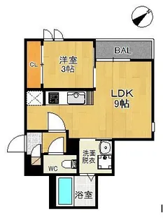 GRANDTIC Cuore(クオーレ)【1階】の間取り