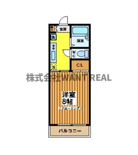 エルデ明大前【2階】の間取り