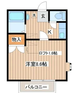 ハイツフレグランス【2階】の間取り