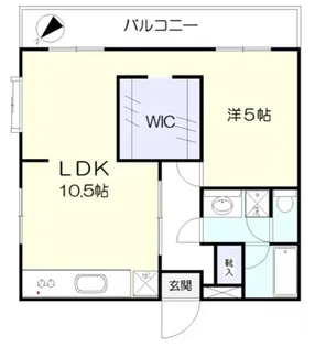 ドミール上町【1階】の間取り