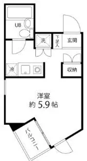 東京都町田市原町田2【マンション】の間取り