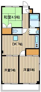 マツモトマンション【2階】の間取り