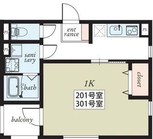 MAISON SA XVIII【3階】の間取り