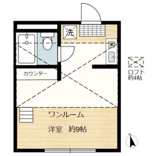 オリーブハイム【1階】の間取り