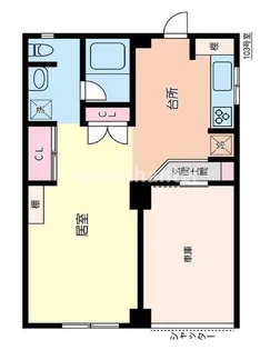 港臨マンション【1階】の間取り