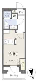 ポルト・ボヌールI【3階】の間取り