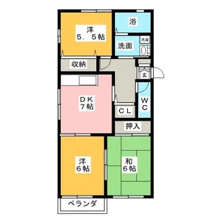 セフィラ瑞穂【2階】の間取り