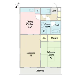 α-NEXT戸頭第8【1階】の間取り