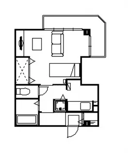 シャトレ川新【2階】の間取り