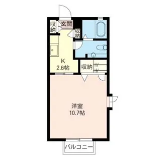 ルン・ガルノ I【1階】の間取り