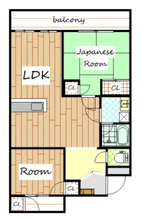 サニーパーク貝沢【1階】の間取り