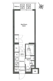 コンフォリア不動前【2階】の間取り