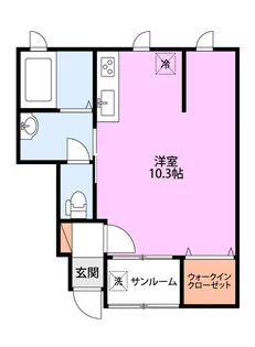 Un heureuxII【1階】の間取り