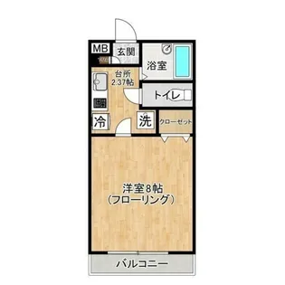 コンシェルジュB【1階】の間取り