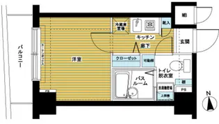 トーシンフェニックス桜上水弐番館【7階】の間取り