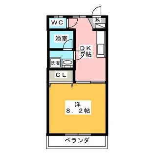 MONCLER曙【1階】の間取り