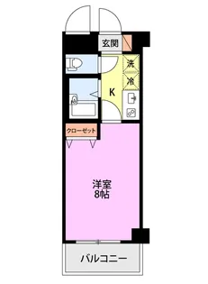 ドルトワール南笹口【2階】の間取り