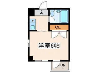 ニチエーイン武蔵野【2階】の間取り