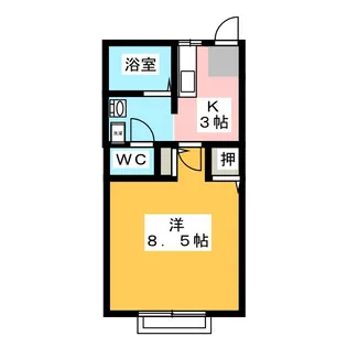 サライ21A棟【2階】の間取り