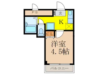 イーズ南春日丘【5階】の間取り