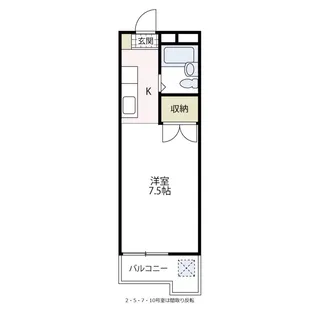 ジュネススズキ【3階】の間取り