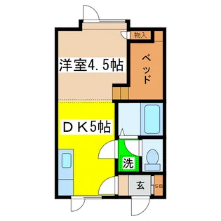 インペリアル芦野【2階】の間取り