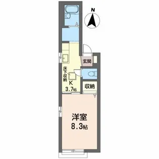 ボナール【1階】の間取り