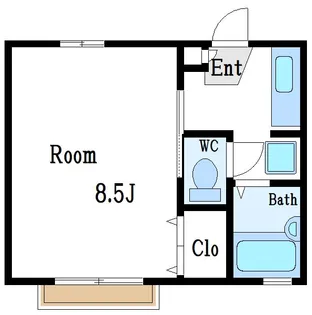 コーポイースト【2階】の間取り