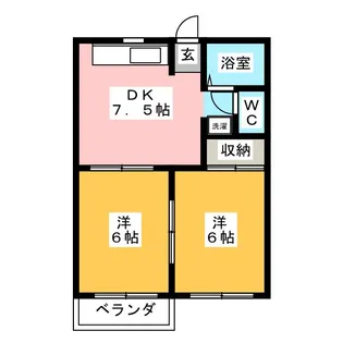 グリーンヴィラ【2階】の間取り