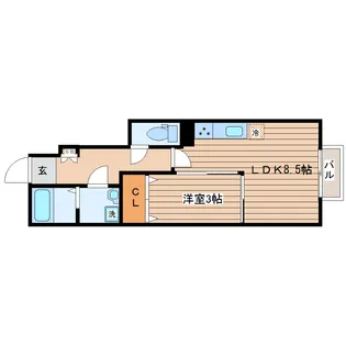 サムズアップII【1階】の間取り