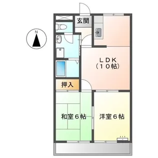 フローレンスシバ【3階】の間取り